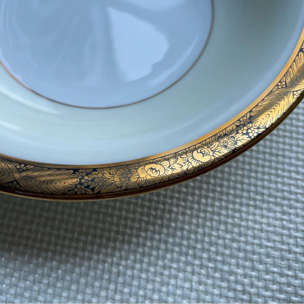 Noritake Goldkin 5675 Japan 1950s Soup Bowl 7 1/2 inches